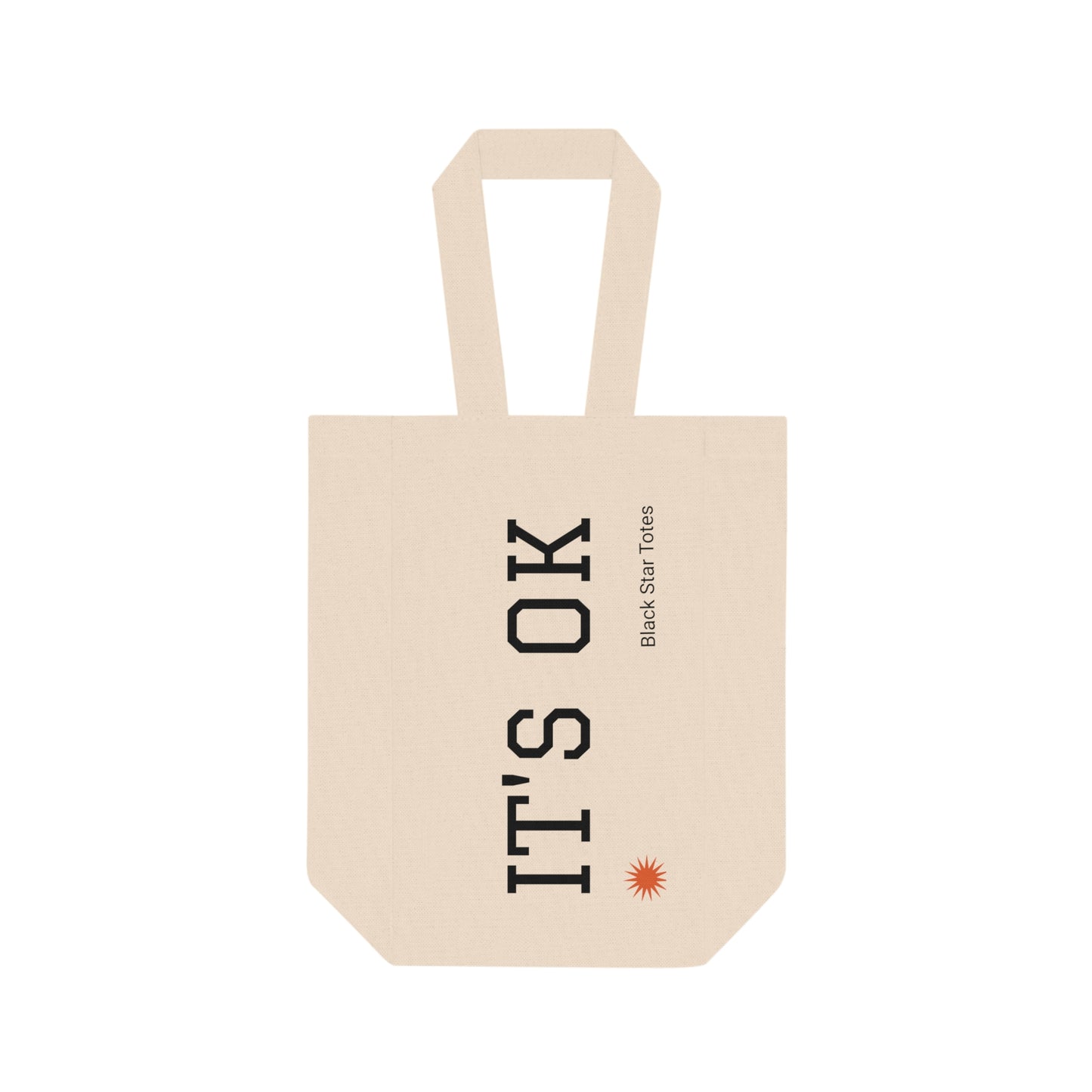 IT'S OK Double Wine Tote Bag