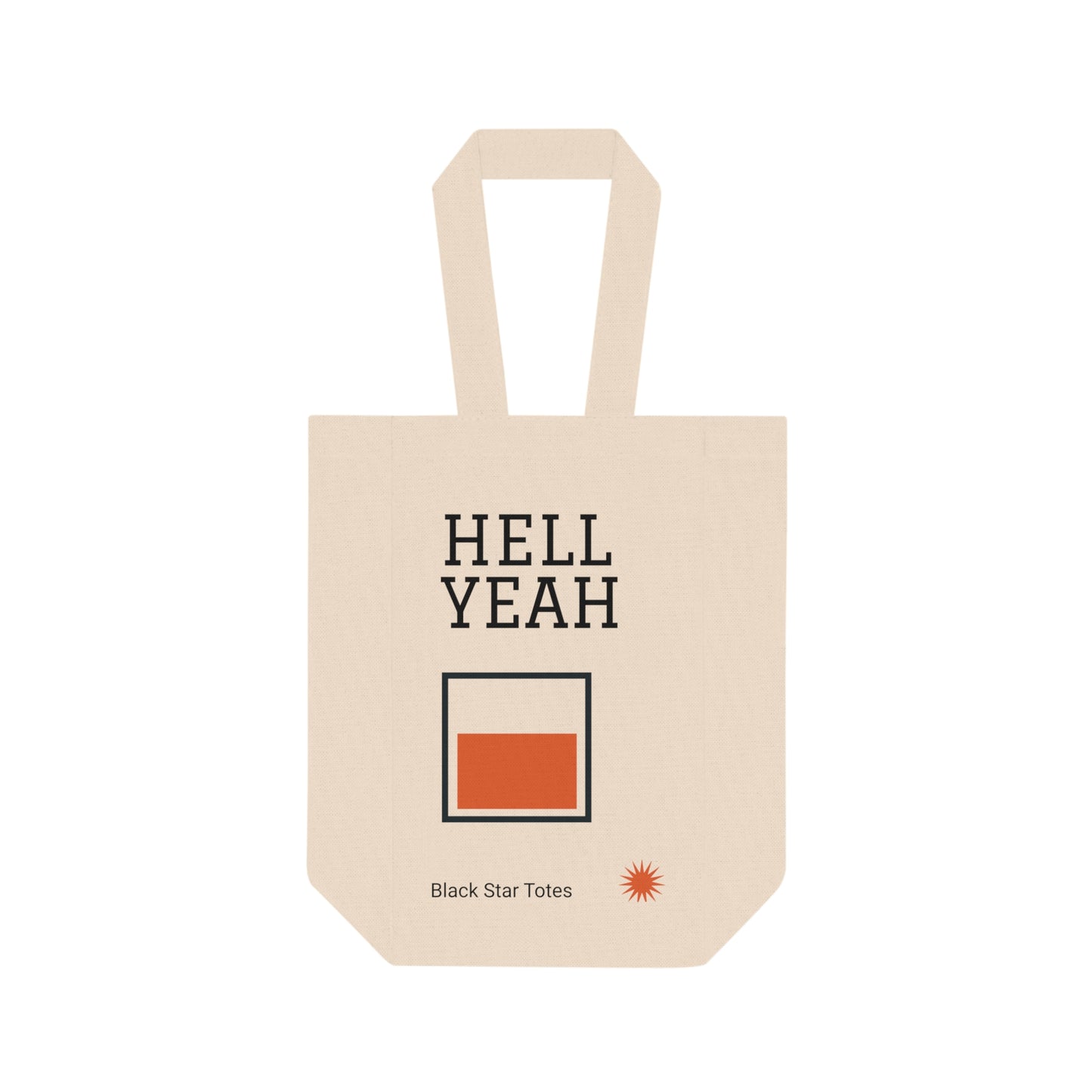 HELL YEAH Double Wine Tote Bag