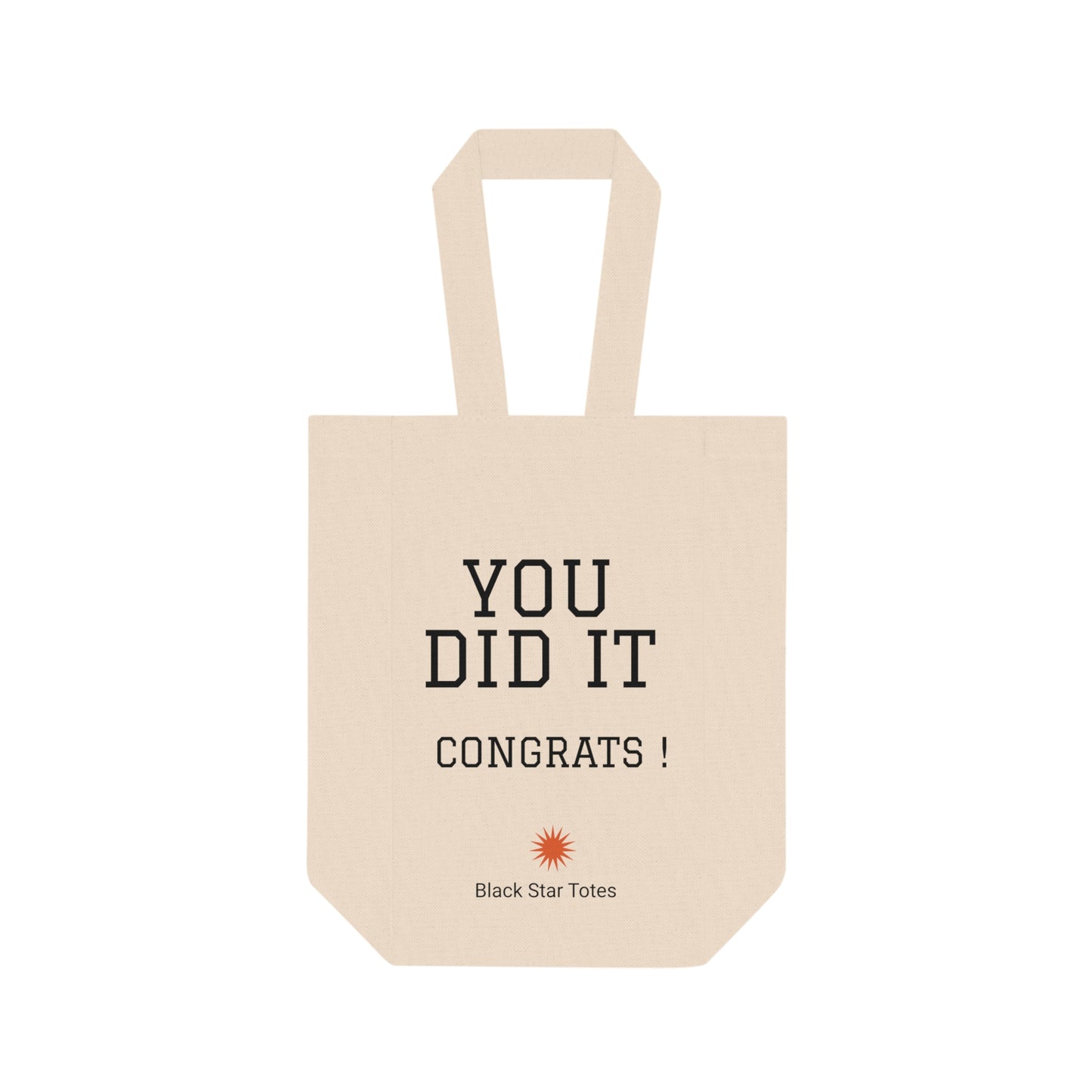 YOU DID IT Double Wine Tote Bag