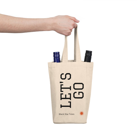 LET'S GO Double Wine Tote Bag