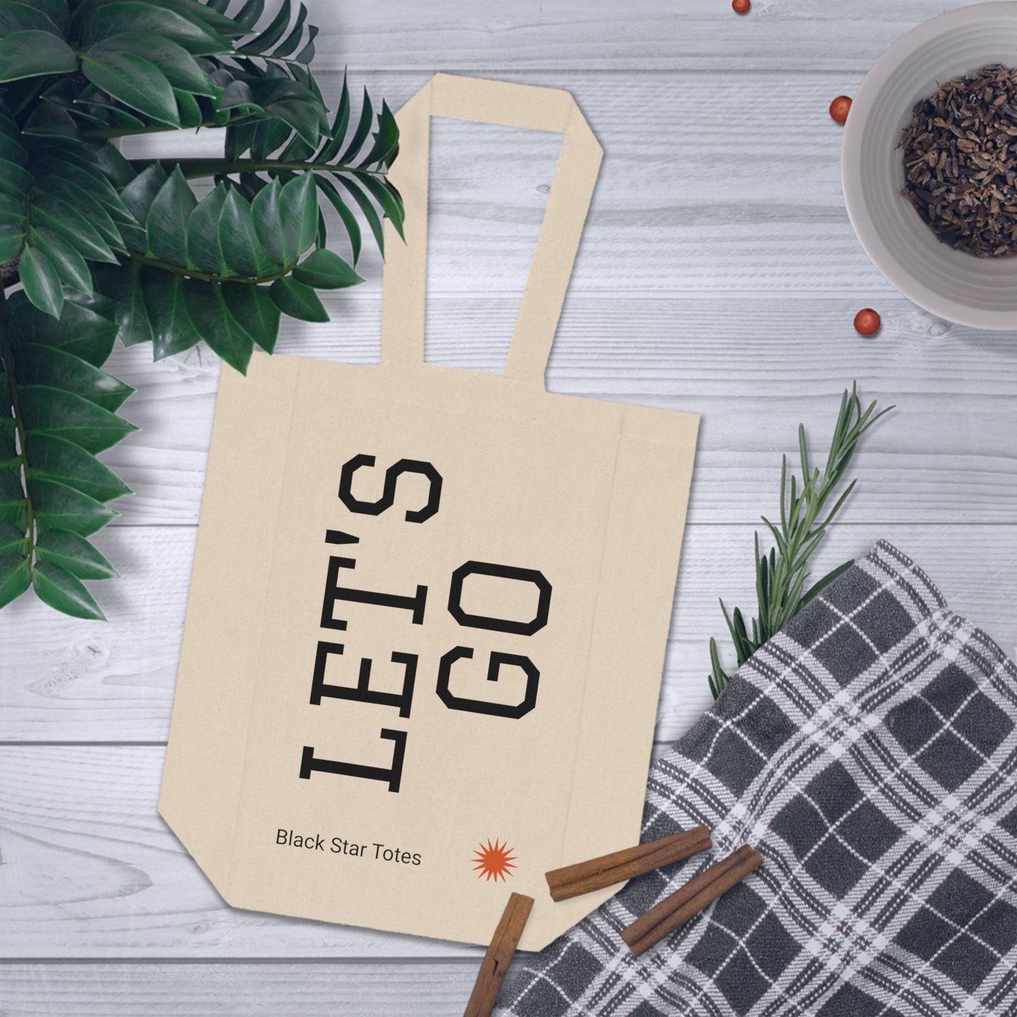 LET'S GO Double Wine Tote Bag